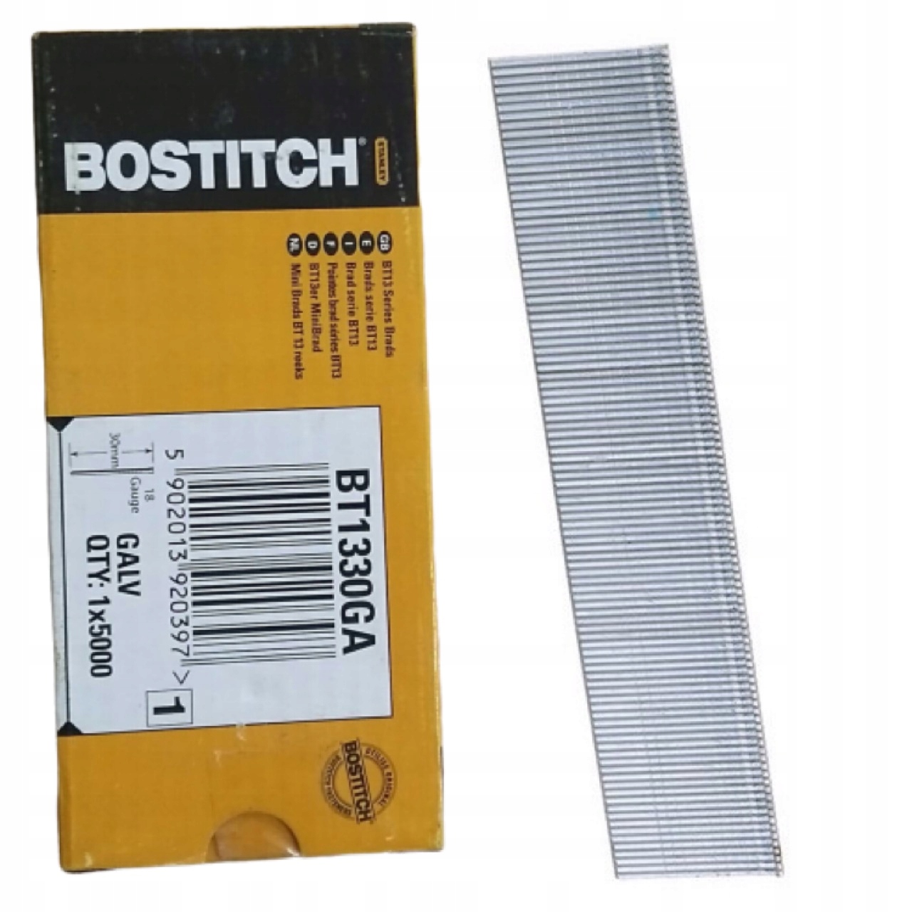 

Bostitch Sztyfty galwanizowane do gwoździarki 25mm