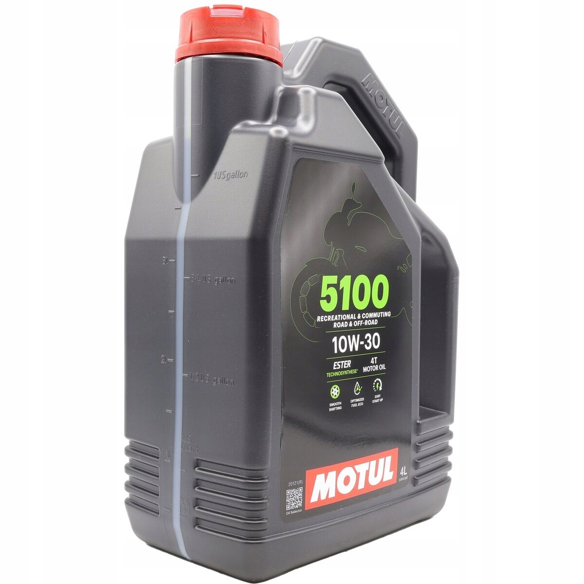 Polosyntetický motocyklový olej Motul 5100 10 W30 4 litrů