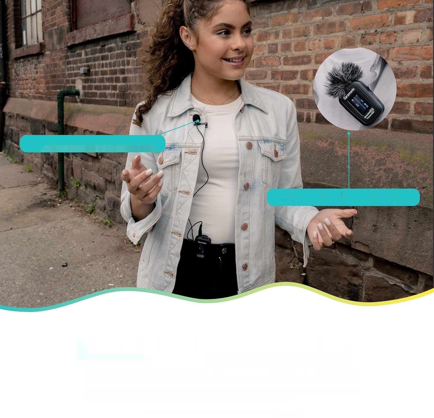 Saramonic Blink500 Pro Bezprzewodowy Mikrofon Lavalier Dual Channel dla iOS Model Blink500 PRO B3