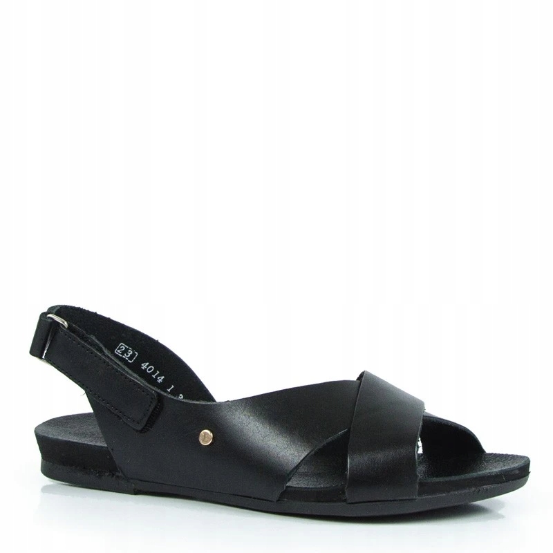 Lemar 40141 Kožené Sandály Lico Černé 37