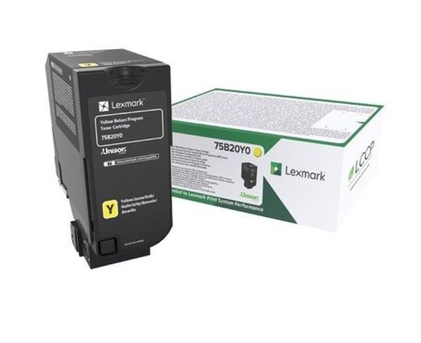 Toner Lexmark 75B20Y0 žltý (žltý)