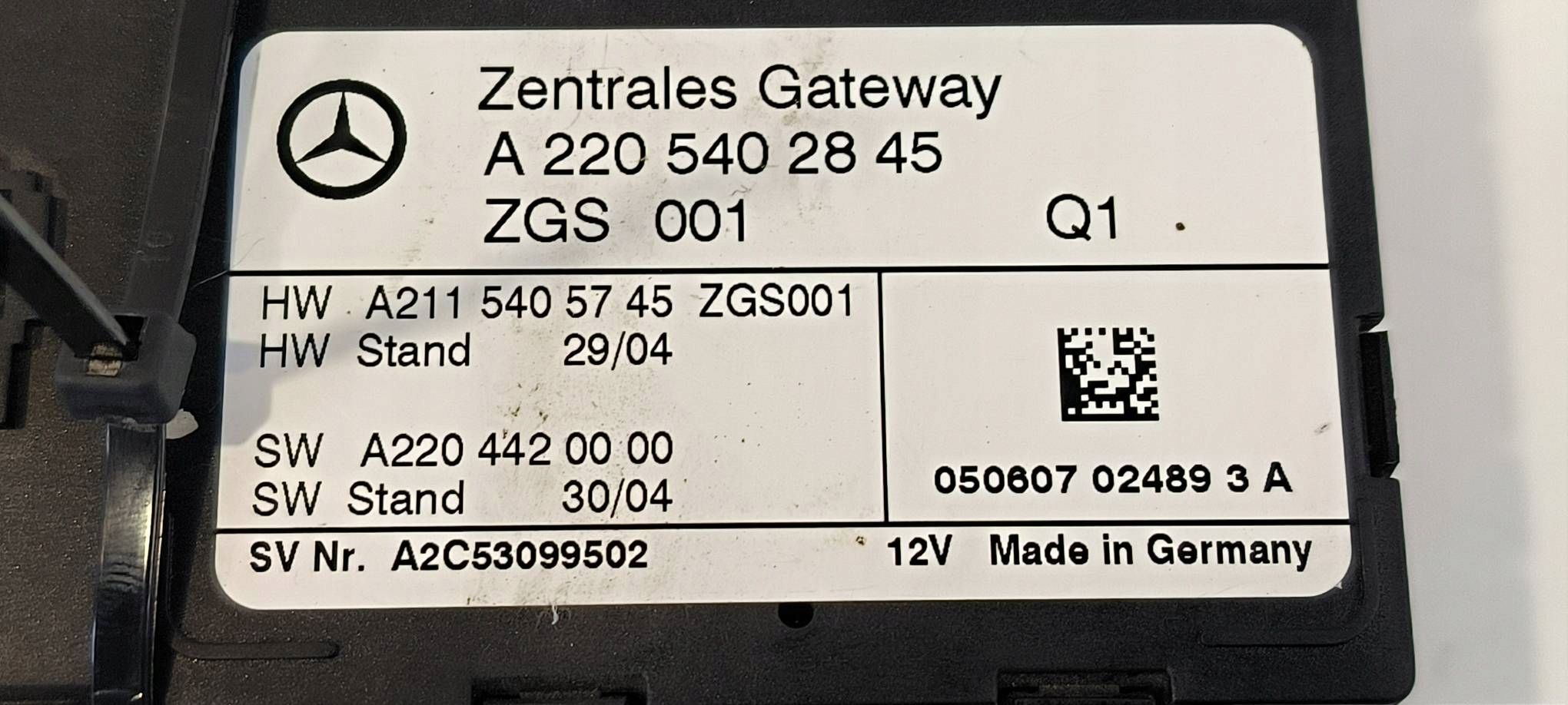 module A2205402845 Mercedes-BENZ KLASA-S W220