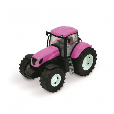 

Traktor różowy