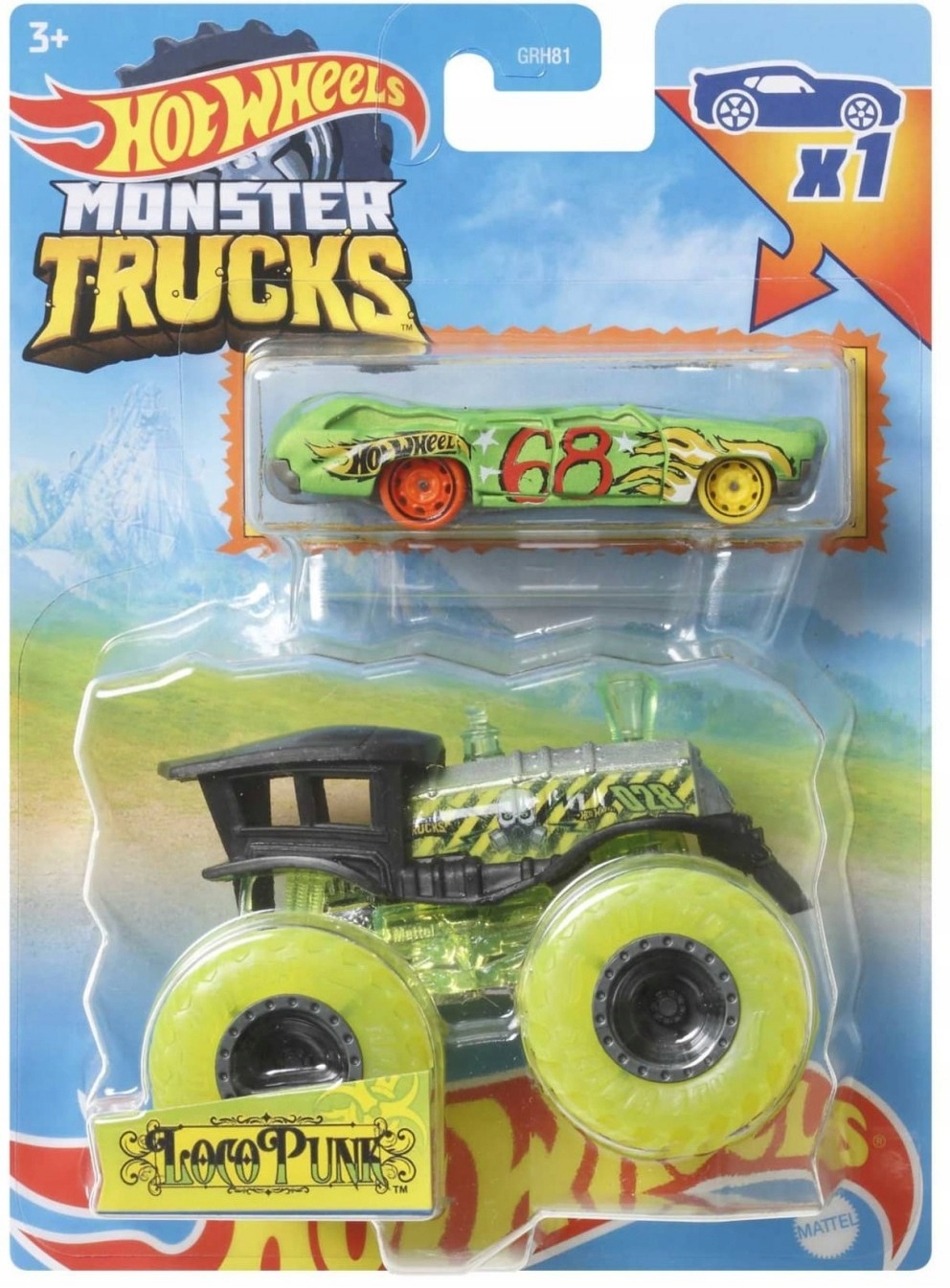 

Loco Punk Truck Hot Wheels 1:64 Monster Trucks