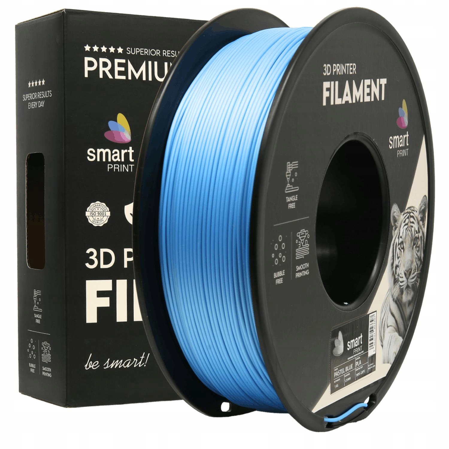 Filament Smart Print Pla Pastel Blue 1,75 mm 1 kg – Pastelowy Niebieski