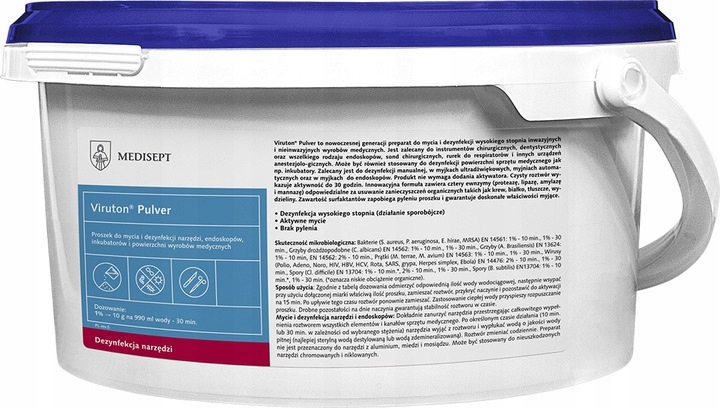 

Viruton Pulver proszek Dezynfekcja Narzędzi 1kg