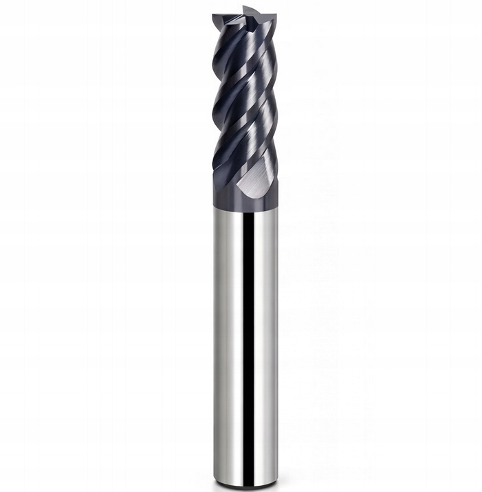 Frez Palcowy Vhm Cnc fi 8 mm x 60 mm, Hrc 50, 4F, do stali, żeliwa, metalu