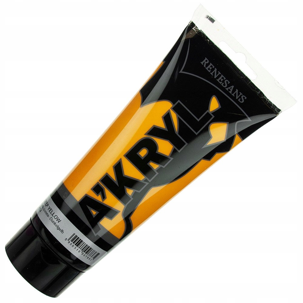 Farba akrylowa Renesans 200ml Żółć ciemna farby