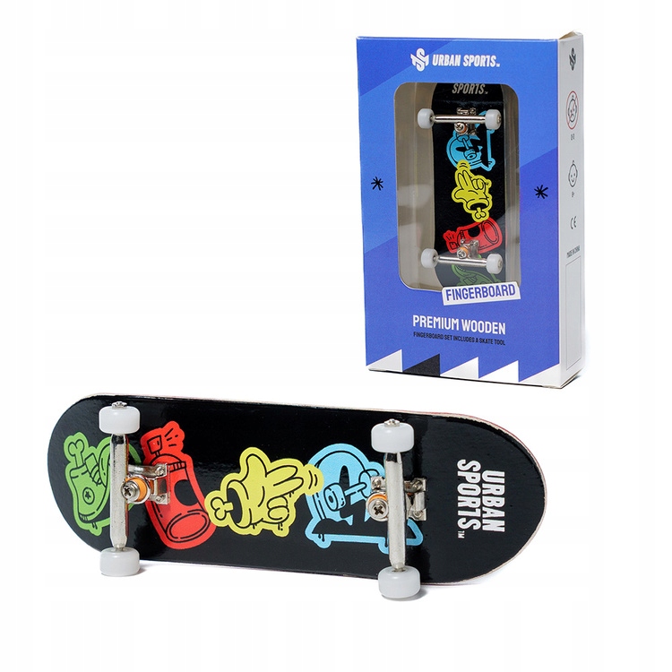 Fingerboard Kompletny Set-Up Urban Sports Sticker Bomb 32 mm