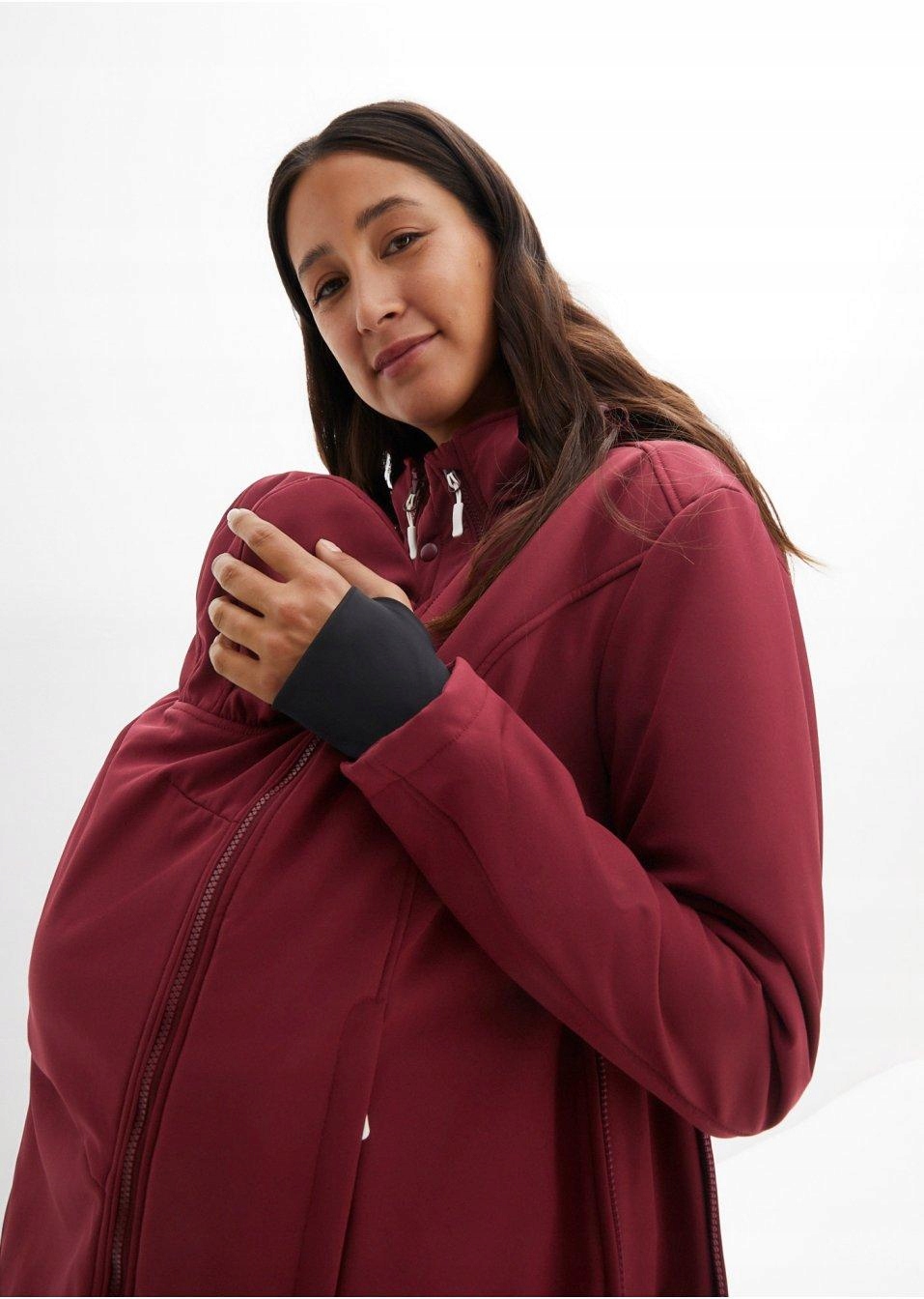 KURTKA CIĄŻOWA Z WSTAWKĄ NIEMOWLĘCĄ BONPRIX 50 Rozmiar 50