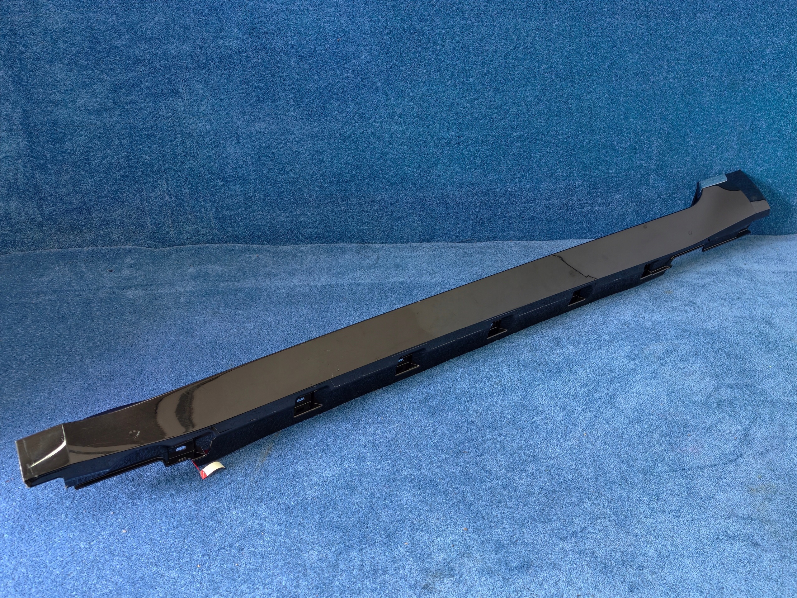 VW ARTEON moulding cap of the threshold left black original 3G8853857