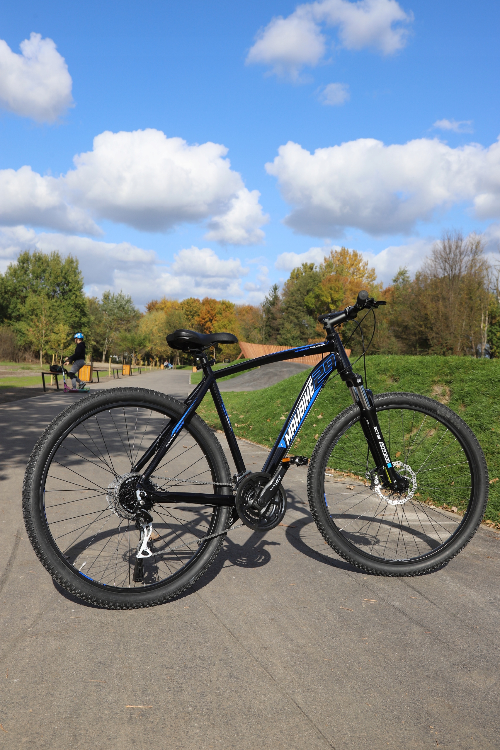 ALUMINIOWY ROWER GÓRSKI MTB MĘSKI DAMSKI 29" SHIMANO ACERA KLAMKOMANETKI Wzrost użytkownika 160-180 cm