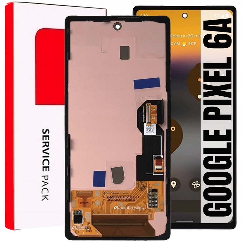 Displej Pro Google Pixel 6A Originální Obrazovka Rámeček