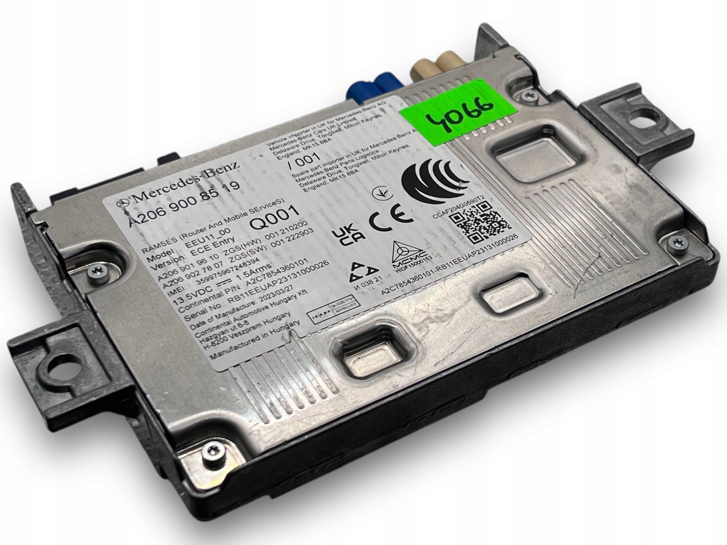 MERCEDES W206 C200 23r 2.0 module control unit RAMSES TELEMATIK A2069008519 $J