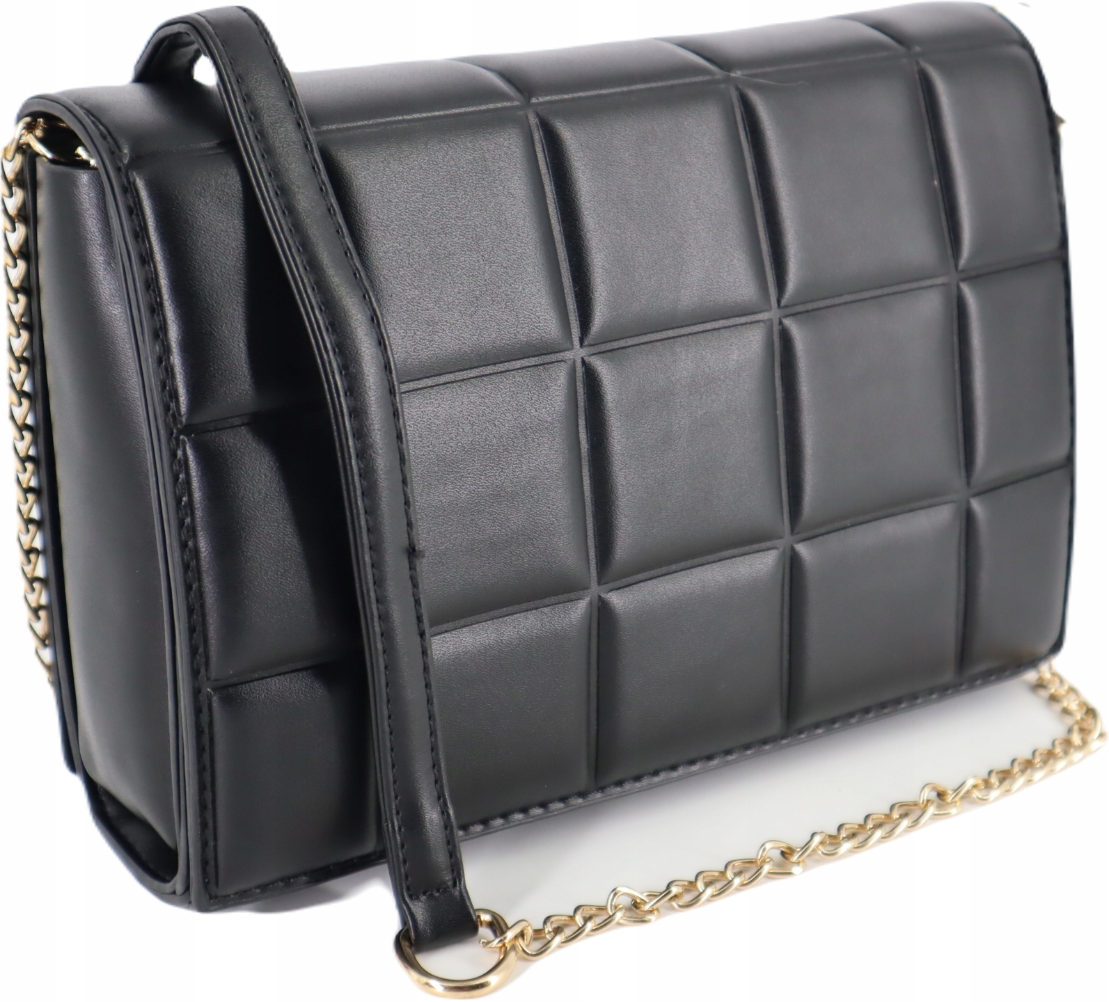 TOREBKA LISTONOSZKA KUFEREK MODNY PIKOWANY Z RĄCZKĄ