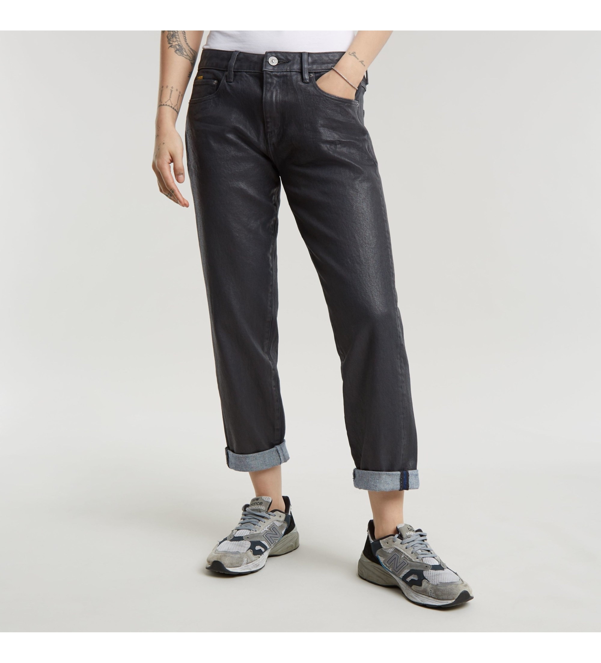 G Star Raw Černé Dámské Voskované Kalhoty 28/30 6EA