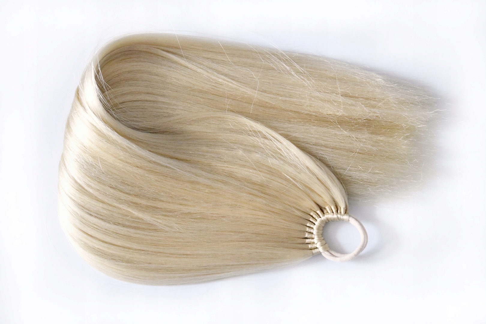 Culík na gumičce, prodloužení culíku Světlá blond 1 M 80g