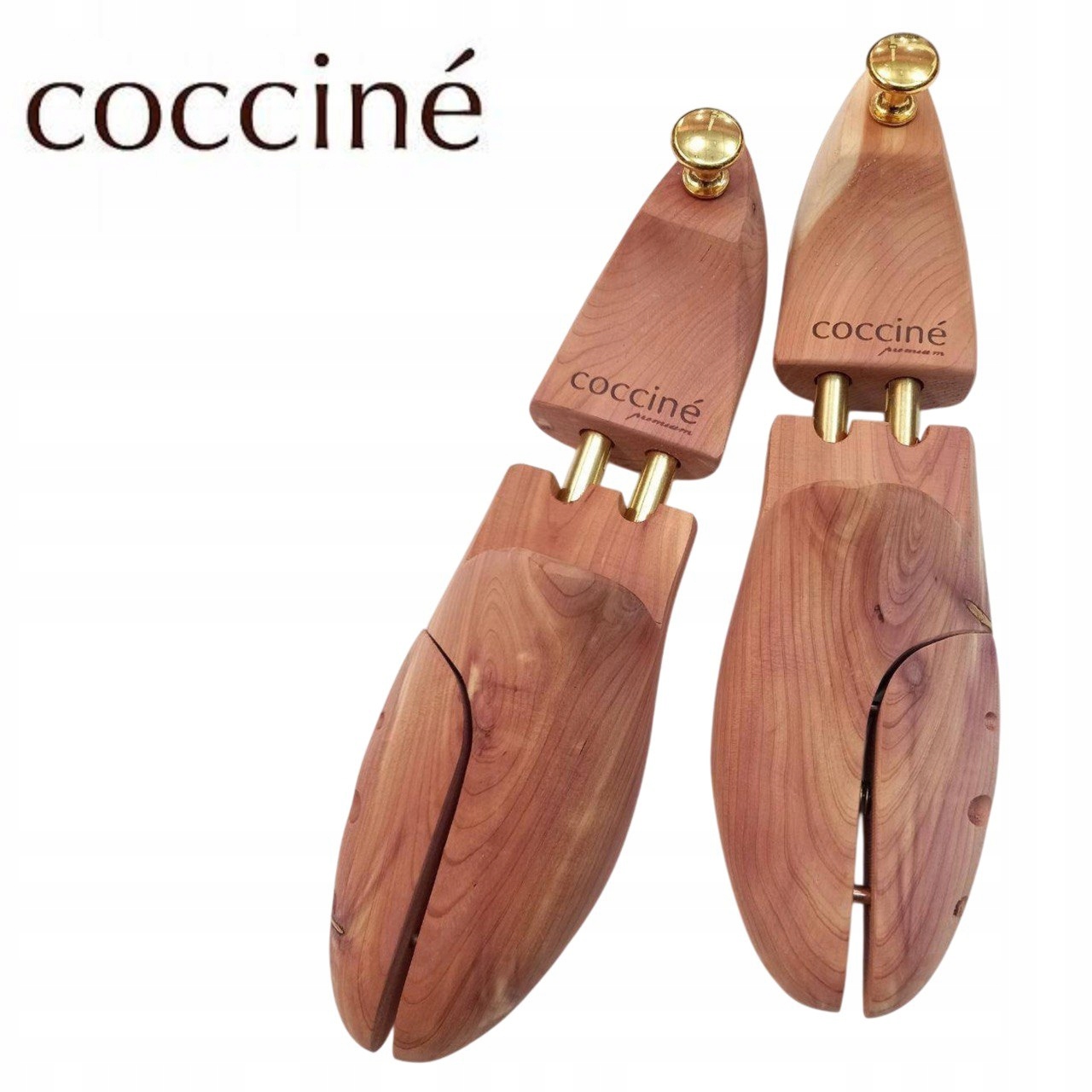 Coccine napínáky do bot klasické dřevo velikost 43-44