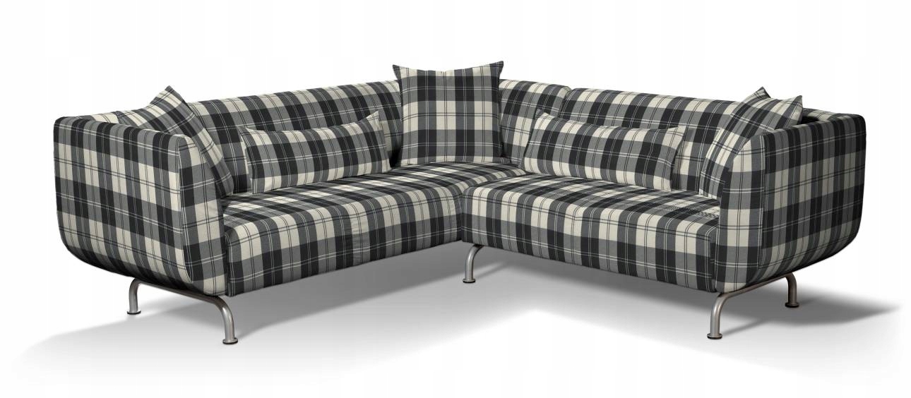 Dekoria potah na rohovou pohovku 3+2 Strömstad Ikea šedý