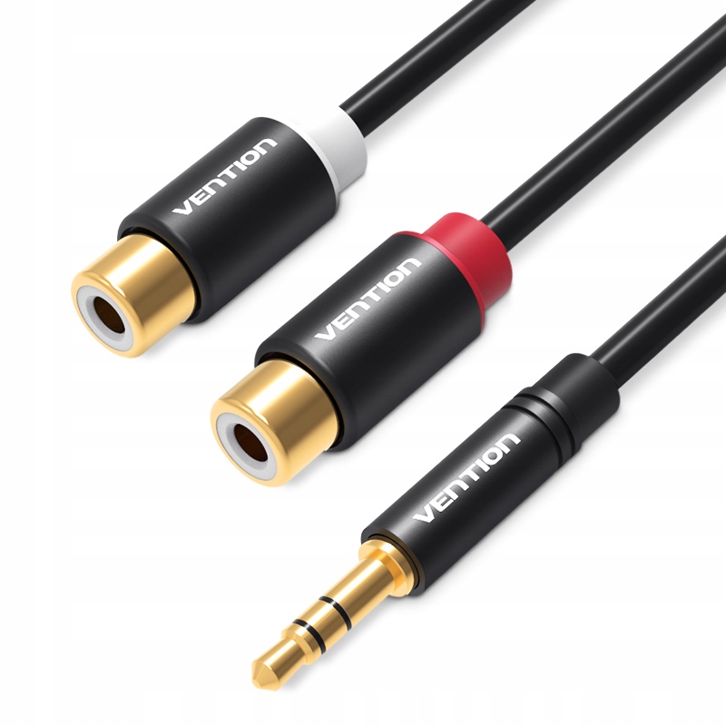 

Vention Kabel Mini Jack 3.5 Aux --> 2x Rca 0,3m