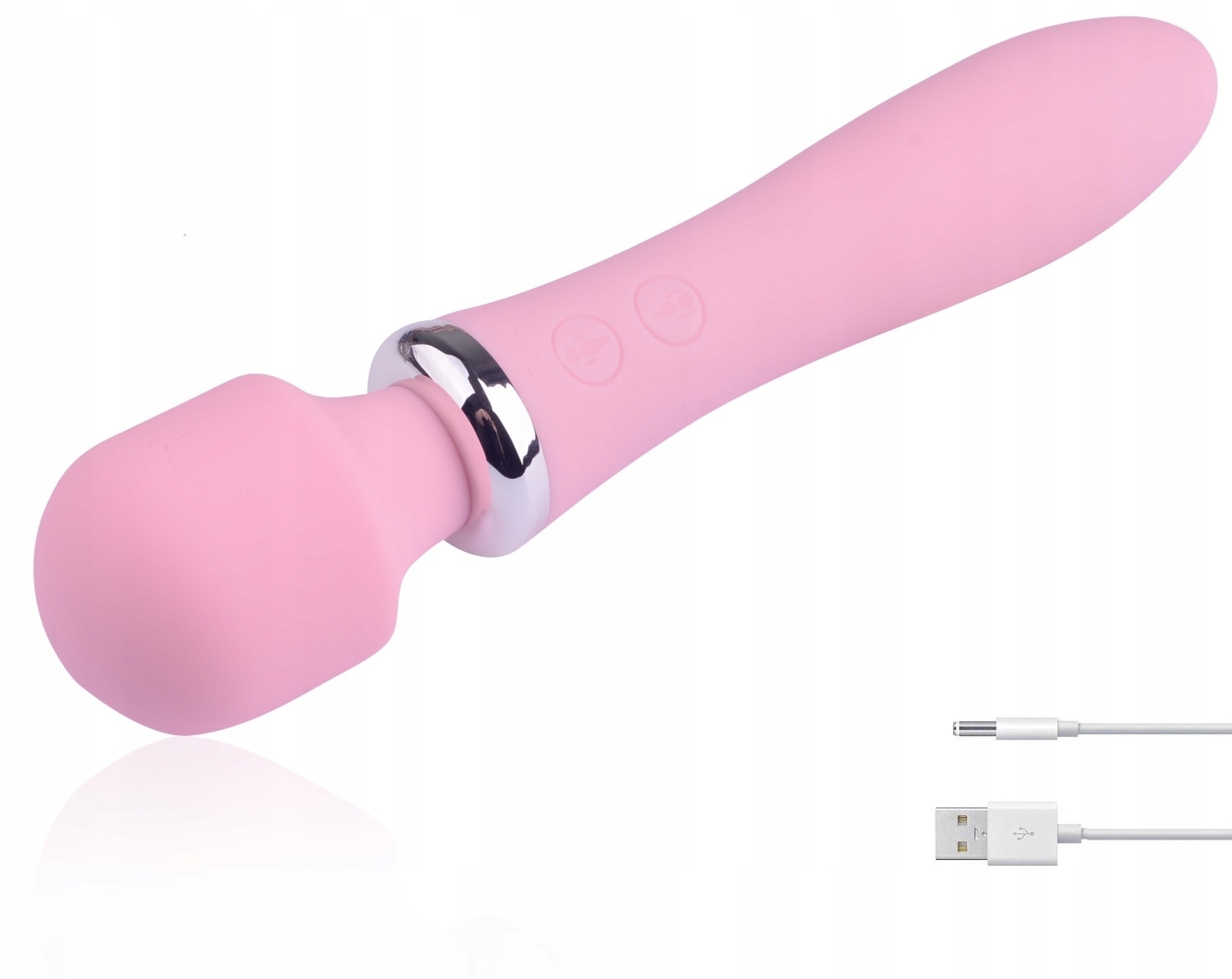 

Luksusowy Wibrator 2w1 Masażer Wibracje Usb