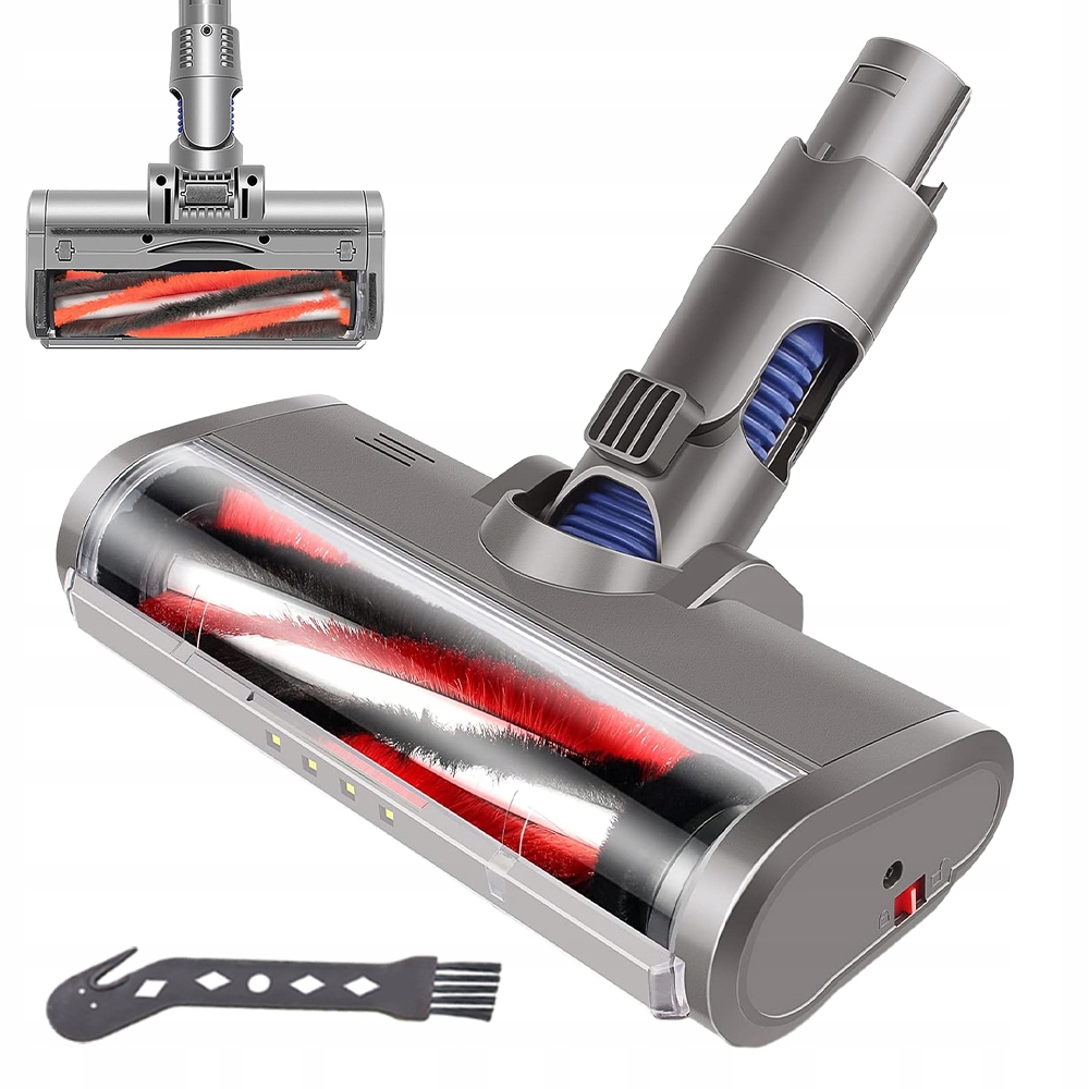 Miękka Turboszczotka Elektroszczotka Led Do Dyson V6 DC62 DC61 DC59 DC58