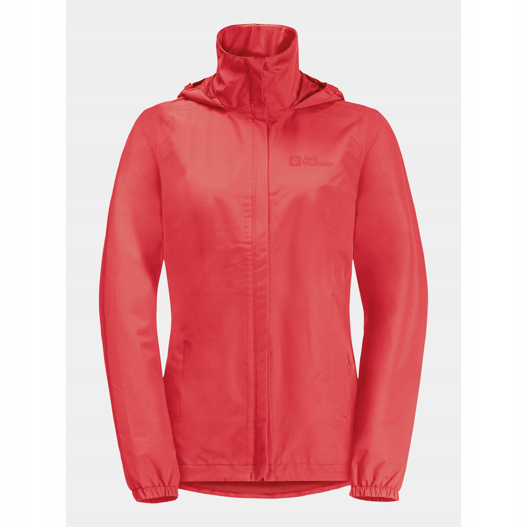 Jack Wolfskin Damskie Kurtka przeciwdeszczowa Czerwony