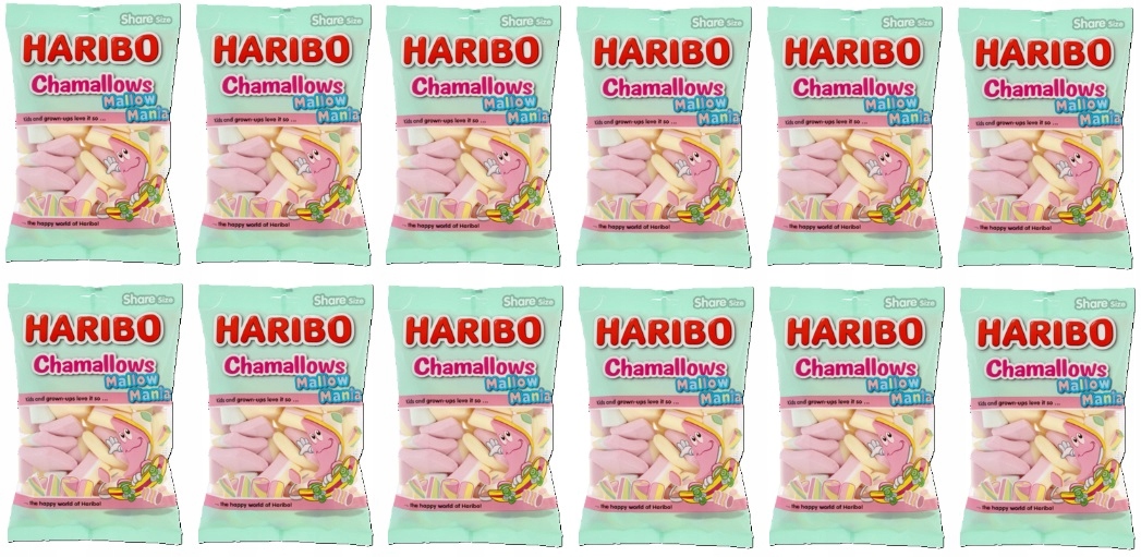 Levně 12 x 175 g Haribo Chamallows Mallow Mania pěnové Karton