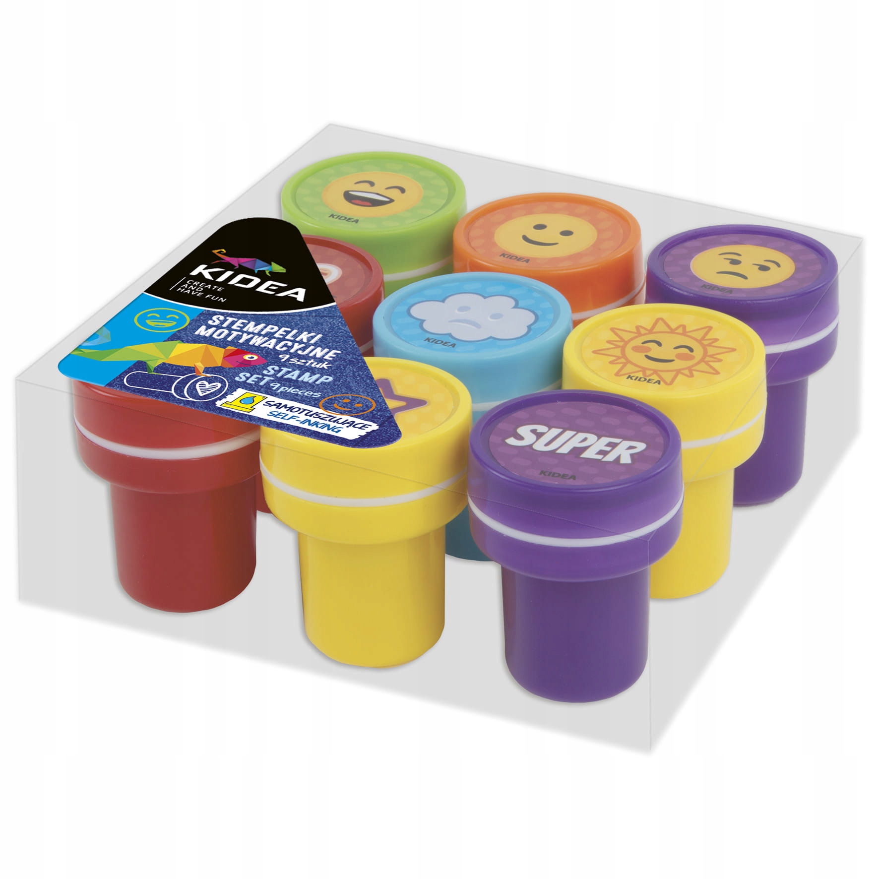 STEMPELKI PIECZĄTKI MOTYWUJĄCE DLA DZIECI BUŹKI EAN (GTIN) 5901130097821