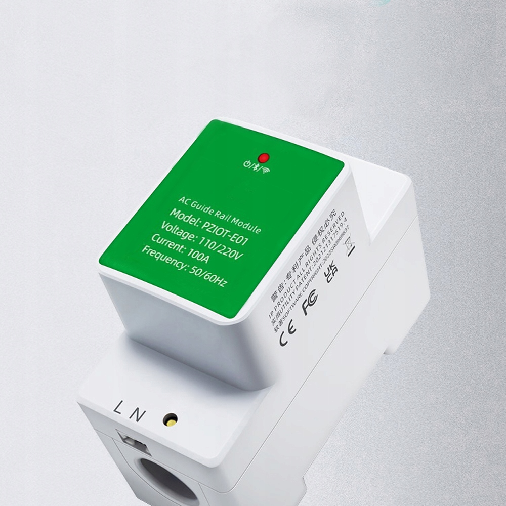 Licznik prądu energii mocy TUYA WiFi na szynę DIN Seria SMART TYUA Smart Life