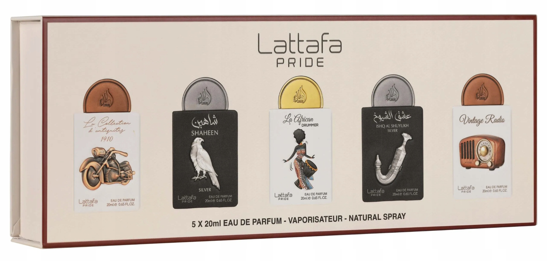 Lattafa Pride Collection No.5 Zestaw 5x20ml Edp