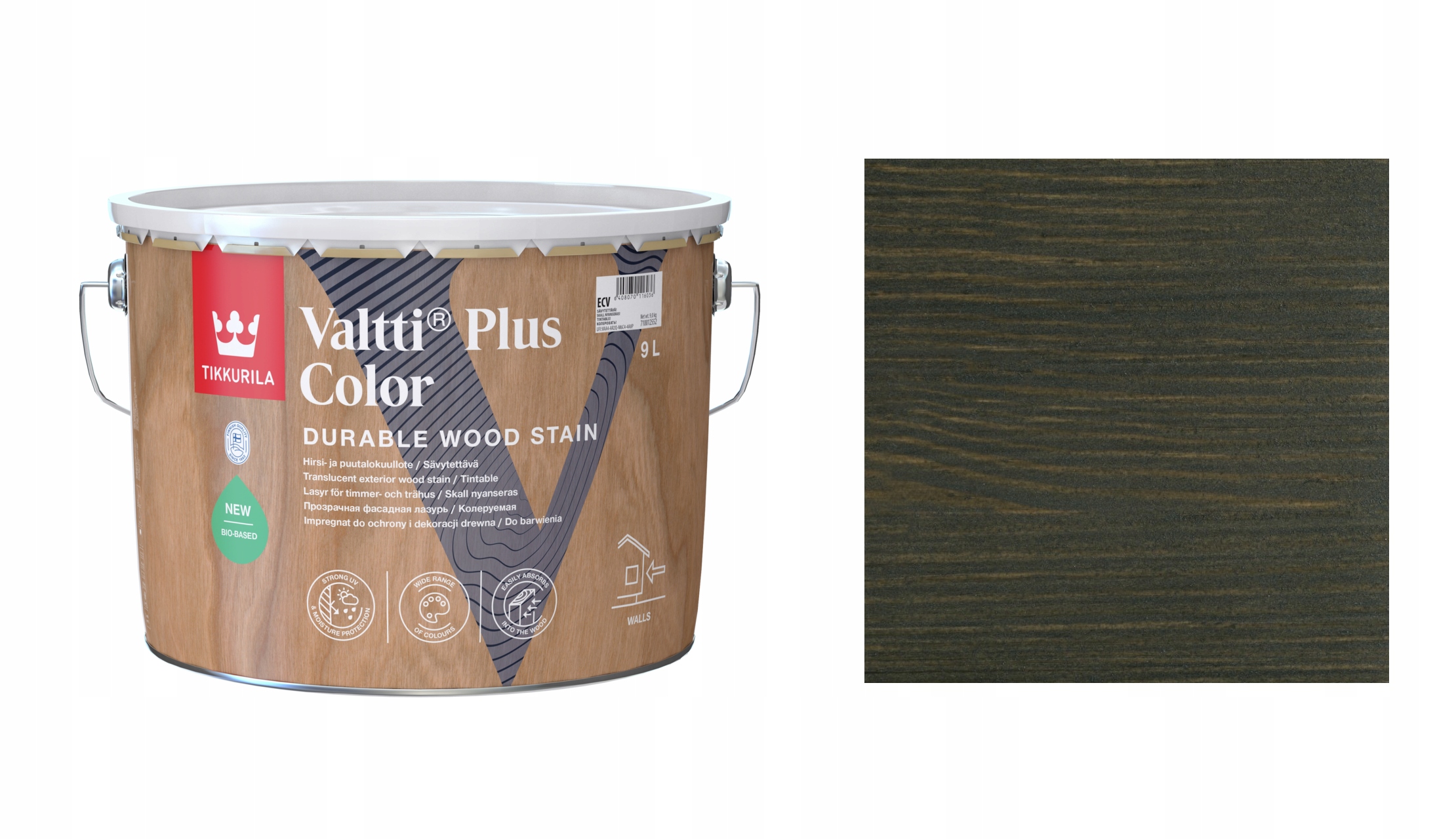 Tikkurila Valtti Plus Color 9L 5078 Kataja- Impregnat Szybkoschnący
