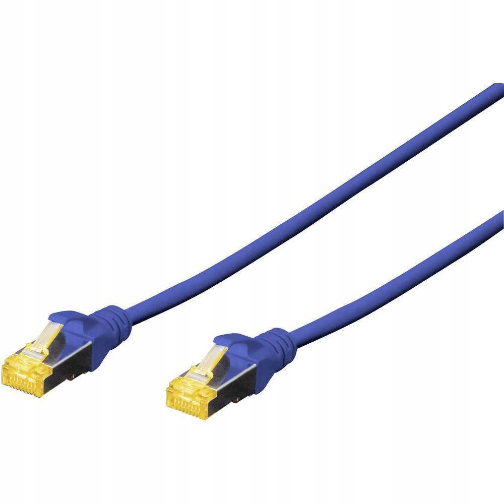 Digitus DK-1644-A-030/B kabel sieciowy 3 m Cat6a S/FTP (S-STP) Niebieski