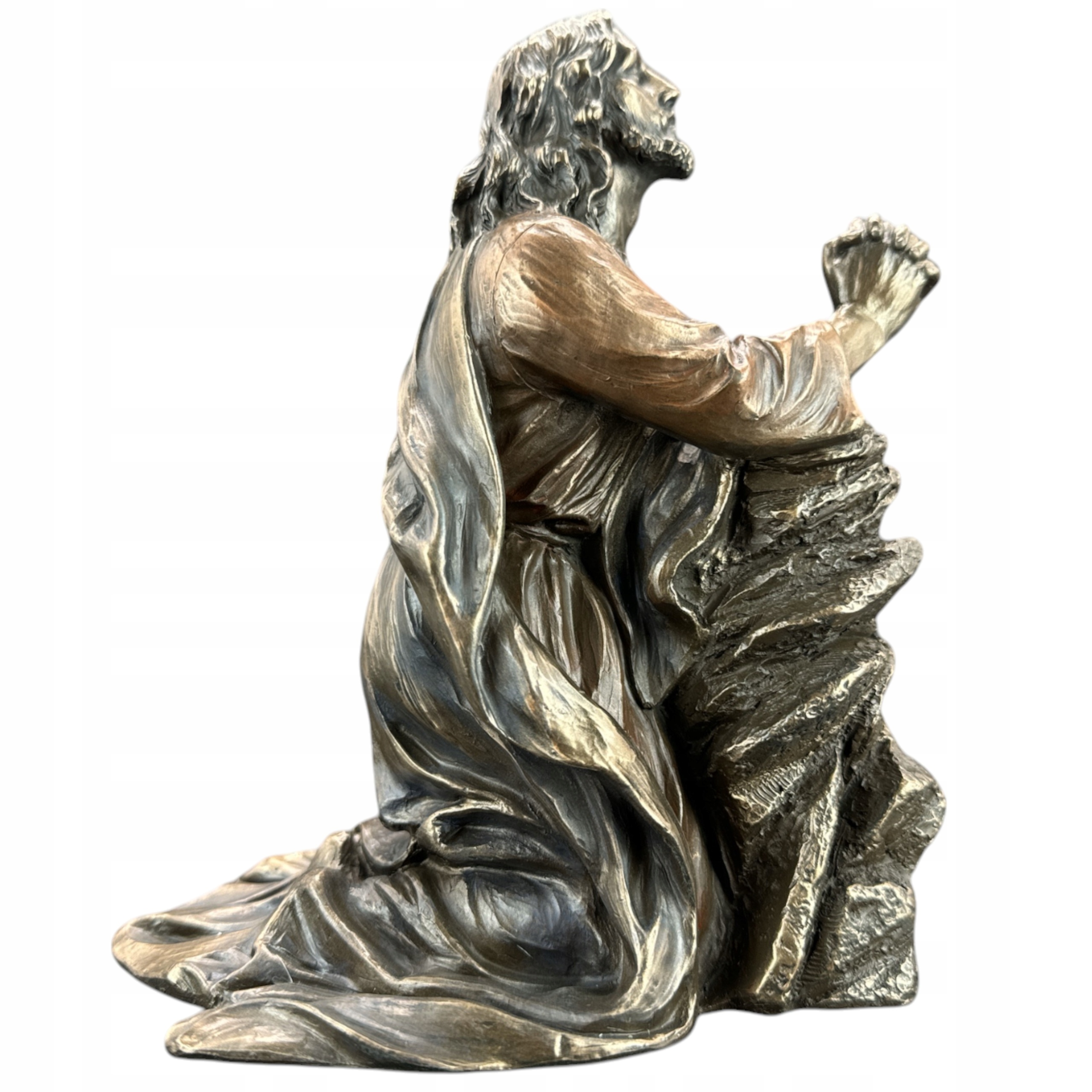 bronzová socha Figurka Ježiš Modliaci Sa V Záhrade Veronese (WU75853A4)