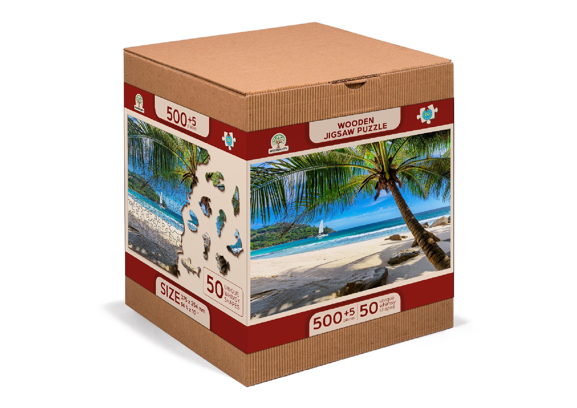 Puzzle Drewniane Paradise Island Beach 500 +5 el Kod producenta OC 505-0121-L