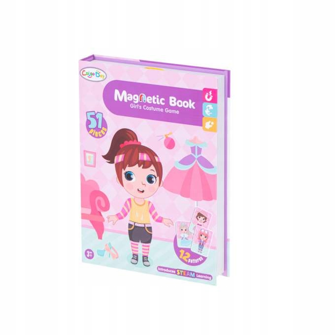 PUZZLE MAGNETYCZNE KSIĘŻNICZKI UBIERZ LALKĘ 51EL Bohater brak