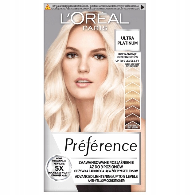 

Loreal Les Blondissimes Preference farba Platinum