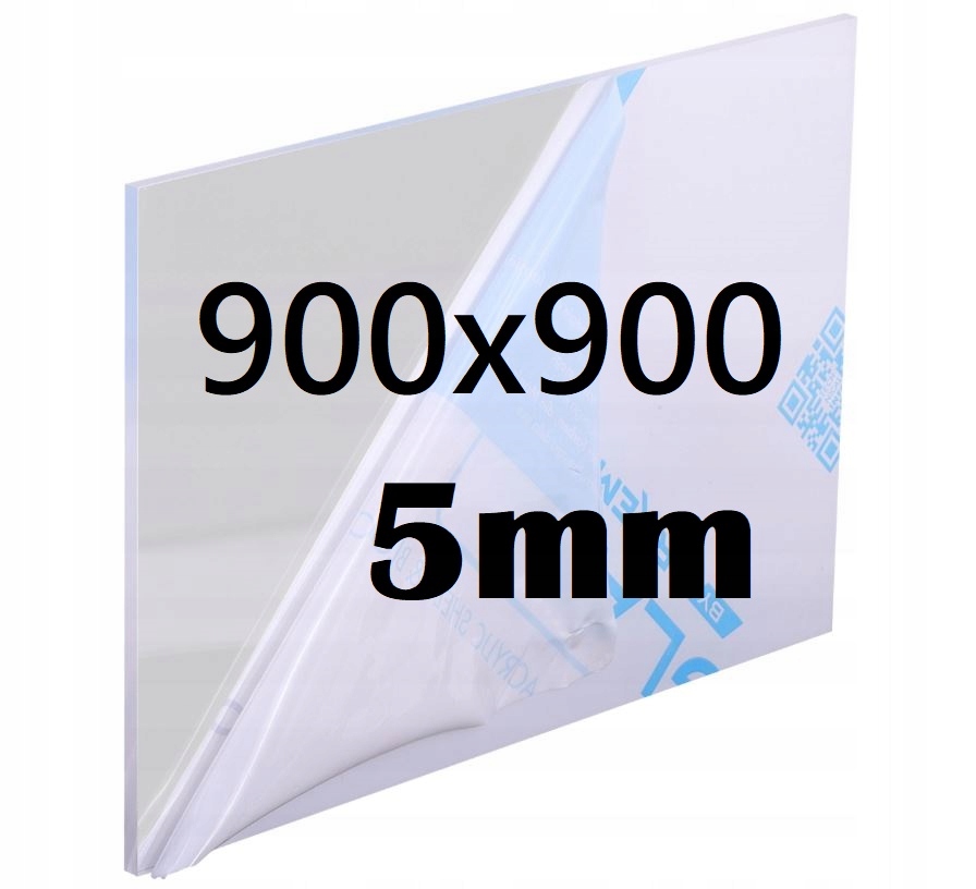 Plexi Plexi Plexi Plexa na míru 90 cm x 90 cm x 5 mm Bezbarvá Deska
