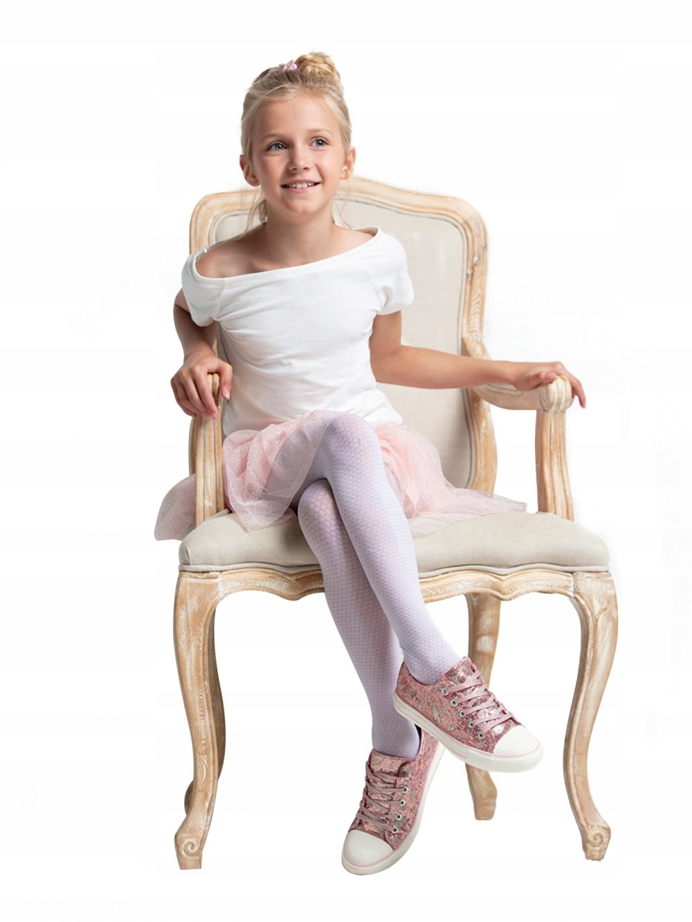 

Yoclub Rajstopy ażurowe Mikrofibra 30DEN 152/158