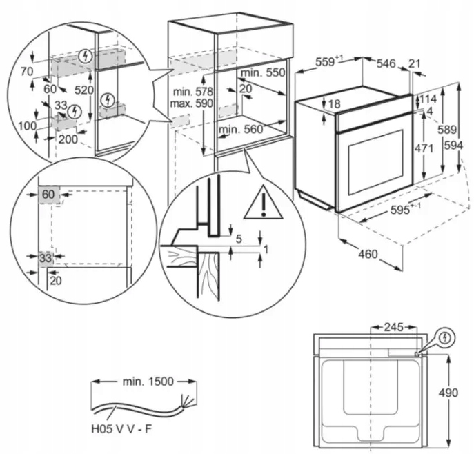 PIEKARNIK PAROWY AEG STEAMBAKE 6000 PYROLIZA BPK556320M "OD RĘKI" Marka AEG