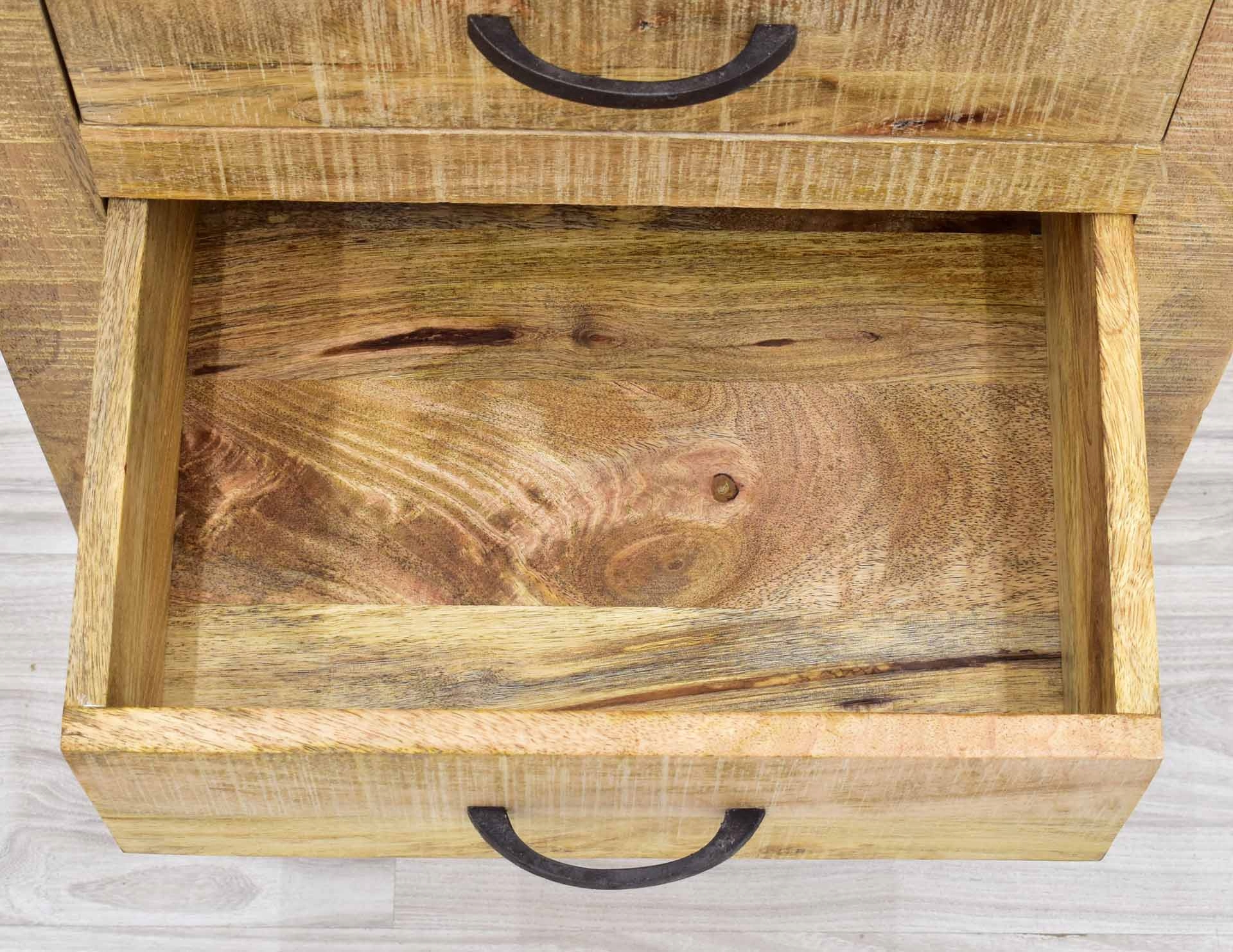 Komoda kolonialna indyjska lite drewno mango loft Liczba szuflad 6