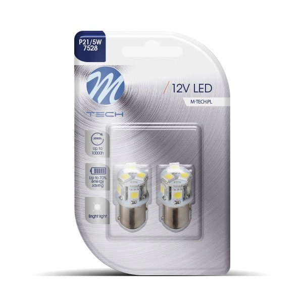 

Żarówki Led P21/5W Bay15D dwuwłóknowe stop pozyc