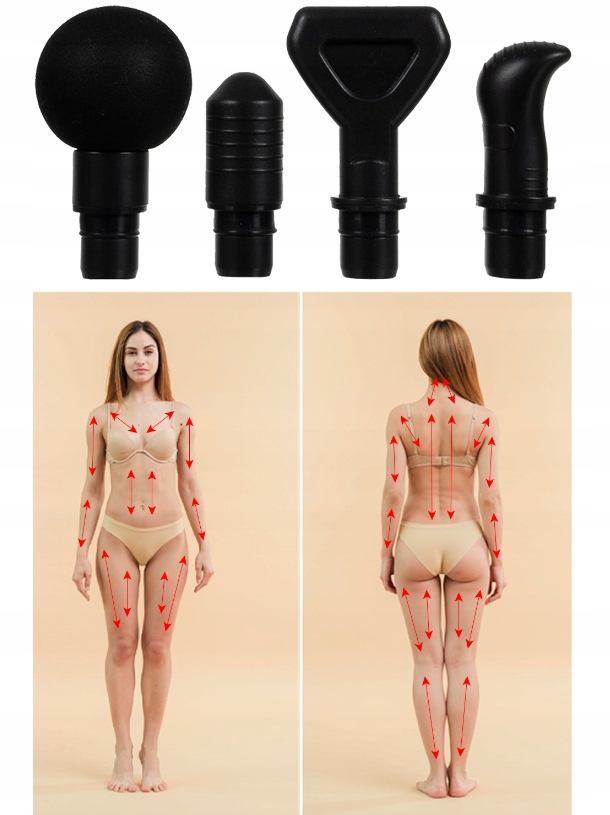 MOCNY PISTOLET DO MASAŻU CIAŁA WIBRACYJNY MASAŻER! Marka Malatec