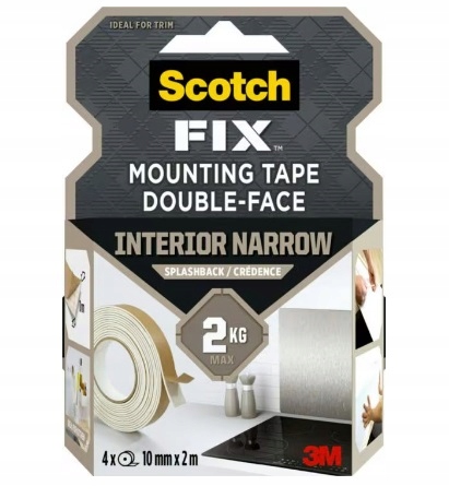 3M Scotch-Fix Oboustranná montážní páska pro stěnové panely 10 mm x 2 m balení