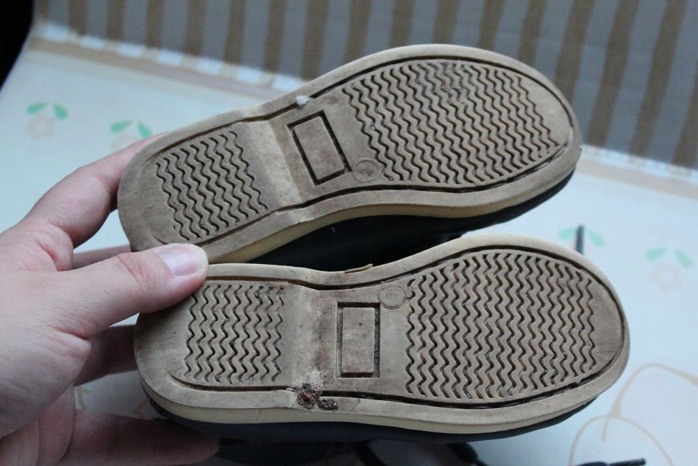 Next półbuty trzewiki granat skóra 8 16,5 cm Materiał skóra naturalna