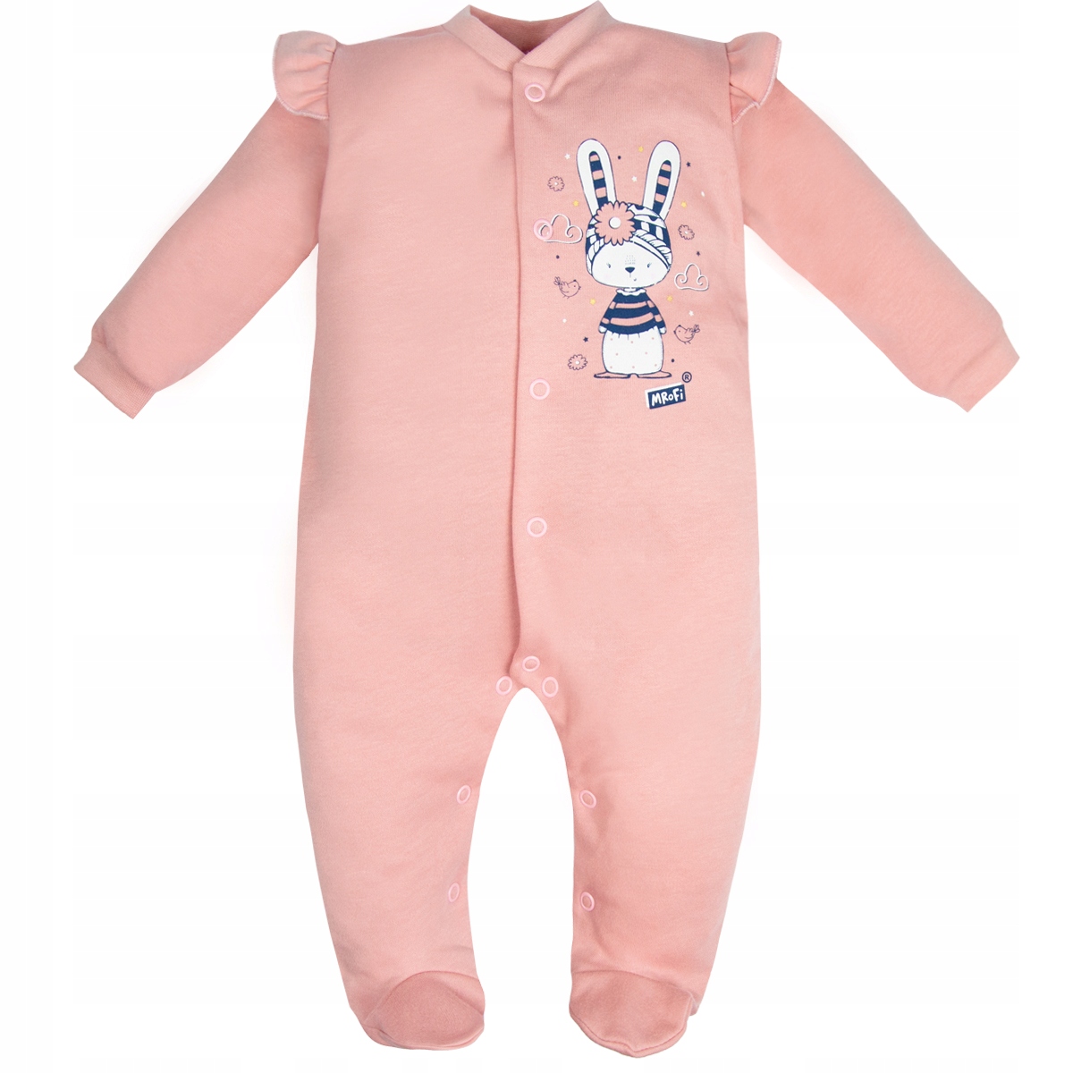 

Pajac Z Falbankami niemowlęcy Pajacyk zajączek 62