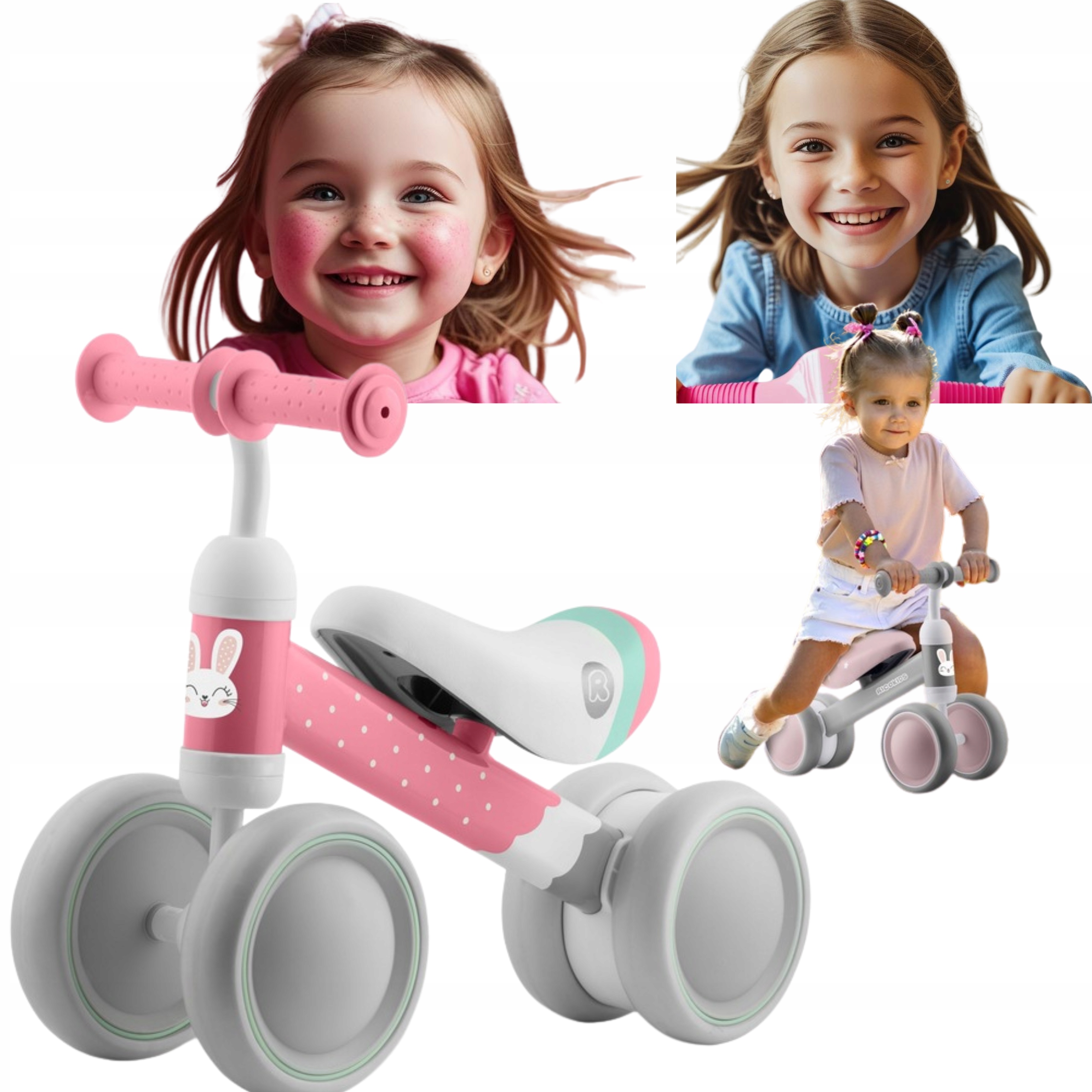 Rowerek dziecięcy Lekki Bezpieczny biegowy dla malucha 12m na start