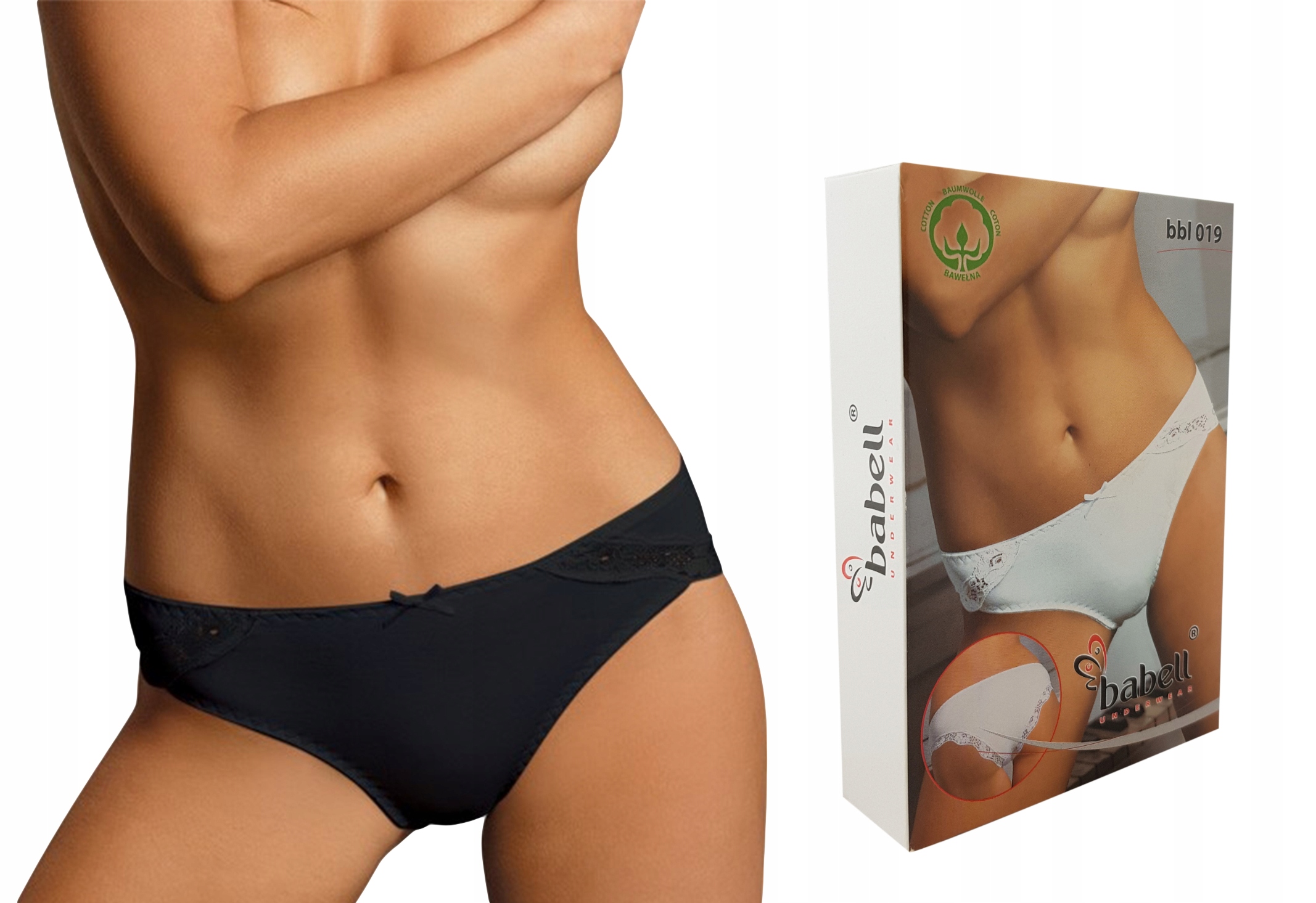 

Figi Babell Bbl 019 bikini , koronka Czarne , L