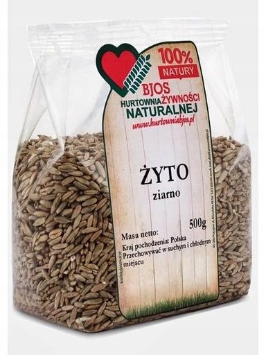 Levně 8 x Bjos Žito zrno 500 g Bjos na chléb a na žitnou mouku