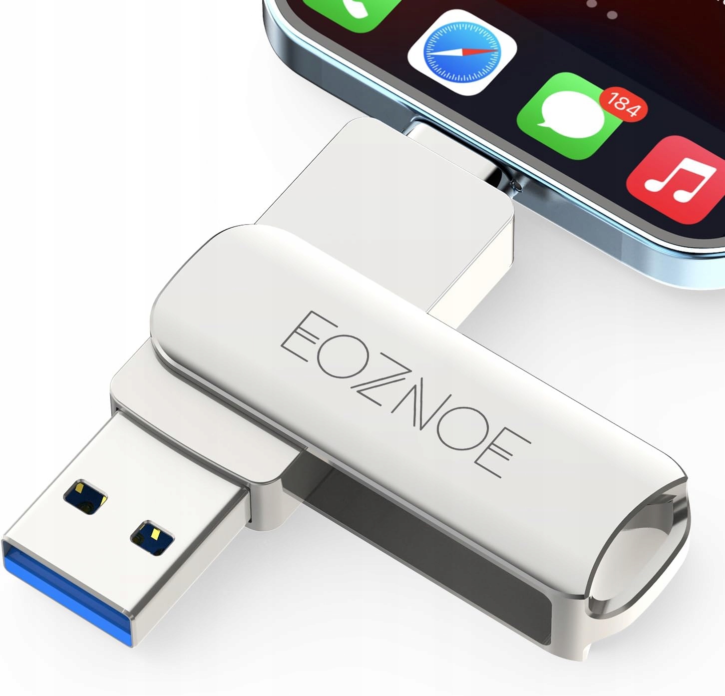 Pendrive Eoznoe 64GB Usb 3.0 Ezüst Gyors adatátvitel